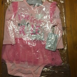 Disney Baby Size 9-12 Months Pink Tutu One Piece NWT